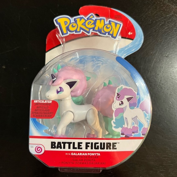 Pokemon Other - Pokemon battle figure Galarian Ponyta , resealed box